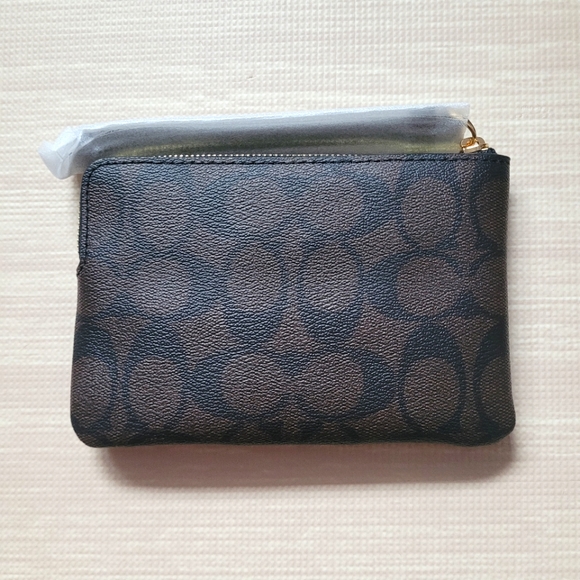 Coach Corner Zip Wristlet - Picture 7 of 10